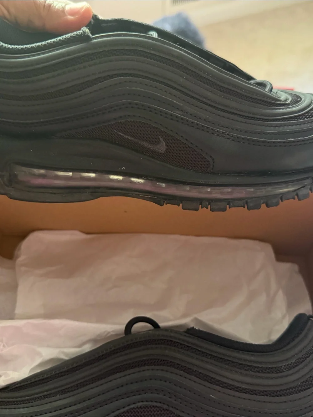 Nike women’s Air Max 97 in Black